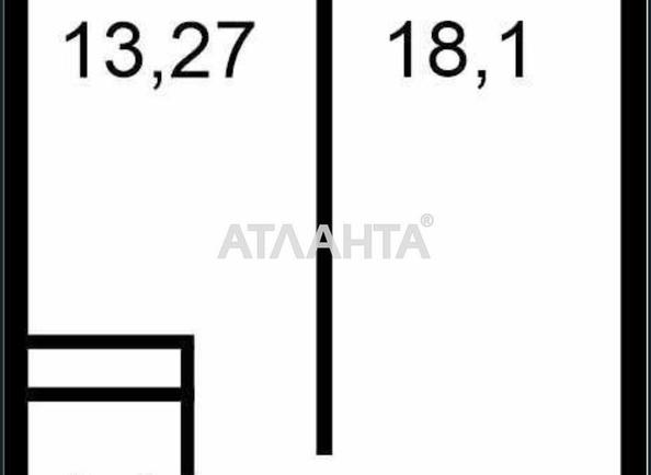 1-комнатная квартира по адресу ул. Жемчужная (площадь 44,4 м²) - Atlanta.ua - фото 7