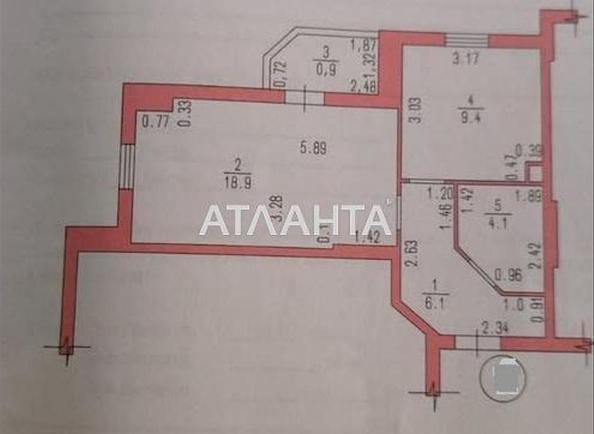 1-кімнатна квартира за адресою вул. Райдужний м-н (площа 40 м²) - Atlanta.ua - фото 12