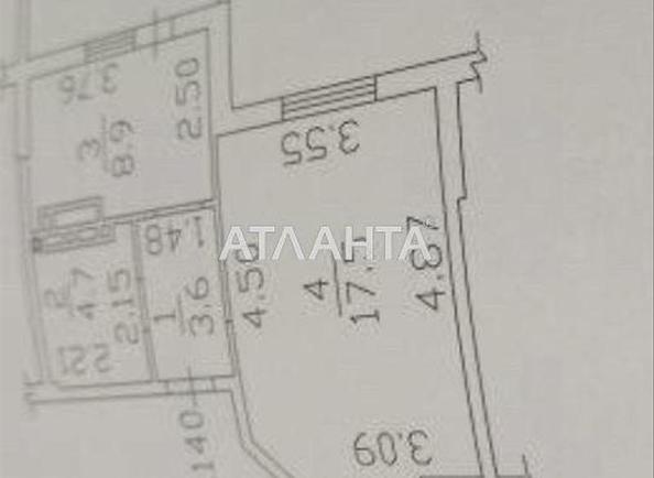 1-room apartment apartment by the address st. Raduzhnyy m n (area 42 m²) - Atlanta.ua - photo 10