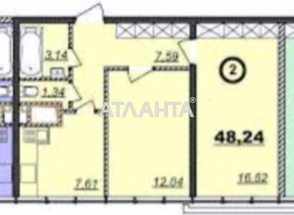 1-комнатная квартира по адресу ул. Болгарская (площадь 48,2 м²) - Atlanta.ua - фото 13