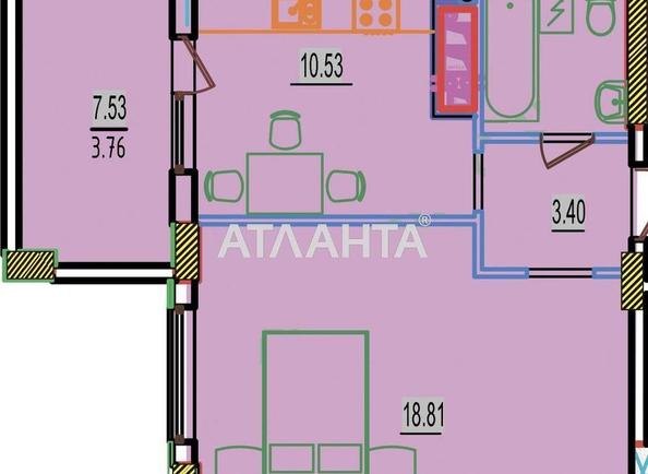 1-кімнатна квартира за адресою вул. Будівельна (площа 42 м²) - Atlanta.ua - фото 3