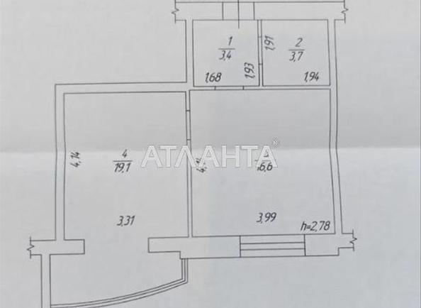 1-кімнатна квартира за адресою вул. Коріатовичів Князів (площа 43 м²) - Atlanta.ua - фото 11