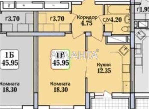 1-комнатная квартира по адресу ул. Героев Крут (площадь 45,7 м²) - Atlanta.ua - фото 5