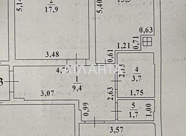 2-кімнатна квартира за адресою вул. Райдужний м-н (площа 73 м²) - Atlanta.ua - фото 16