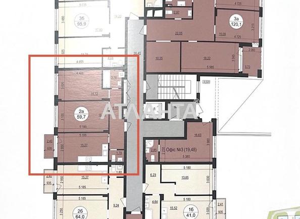 2-комнатная квартира по адресу ул. Широкая (площадь 60 м²) - Atlanta.ua - фото 11