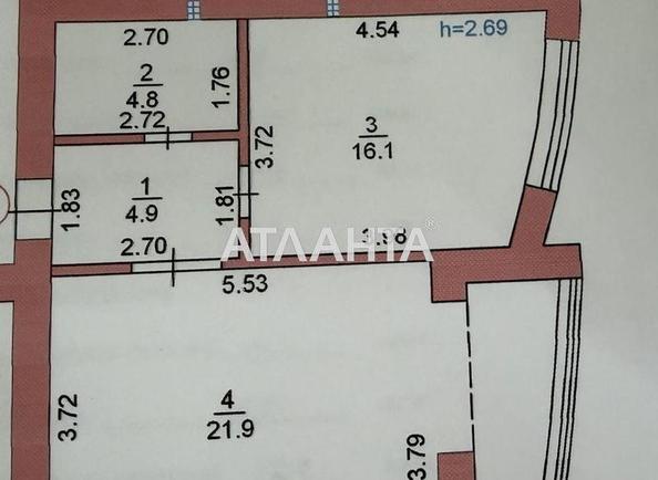 2-кімнатна квартира за адресою вул. Паркова (площа 53 м²) - Atlanta.ua - фото 3
