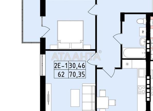 2-комнатная квартира по адресу ул. Центральная (площадь 70,5 м²) - Atlanta.ua - imageAlt 10
