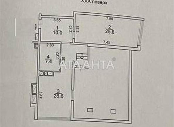 1-комнатная квартира по адресу Шевченко пр. (площадь 84,4 м²) - Atlanta.ua - фото 4