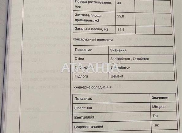 1-комнатная квартира по адресу Шевченко пр. (площадь 84,4 м²) - Atlanta.ua - фото 15