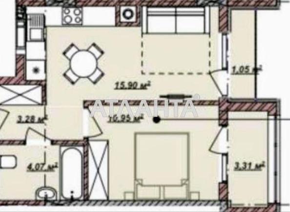 1-комнатная квартира по адресу ул. Бабьяка (площадь 38 м²) - Atlanta.ua - imageAlt 9