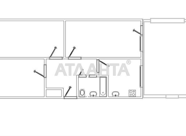 3-комнатная квартира по адресу ул. Бочарова ген. (площадь 82 м²) - Atlanta.ua - фото 7