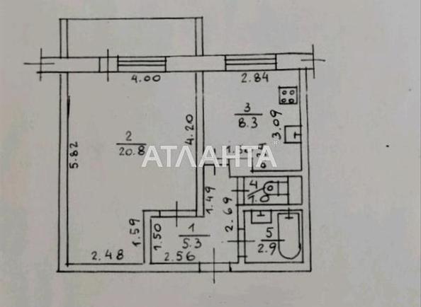 1-кімнатна квартира за адресою вул. Шелухіна Сергія (площа 40,6 м²) - Atlanta.ua - фото 7