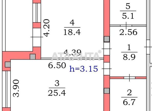 Комерційна нерухомість за адресою вул. Пляжна (площа 68 м²) - Atlanta.ua - фото 4