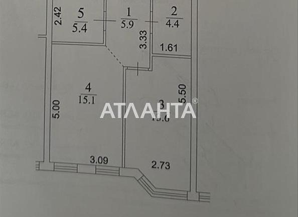 1-комнатная квартира по адресу ул. Дача Ковалевского (площадь 44,4 м²) - Atlanta.ua - imageAlt 2