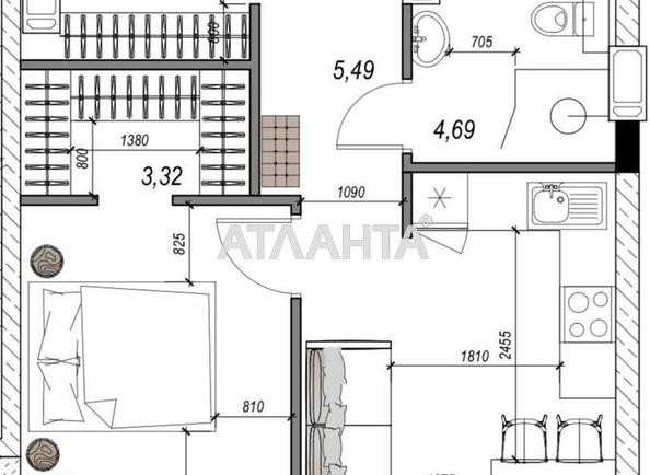 1-комнатная квартира по адресу ул. Филатова ак. (площадь 43,9 м²) - Atlanta.ua - фото 10