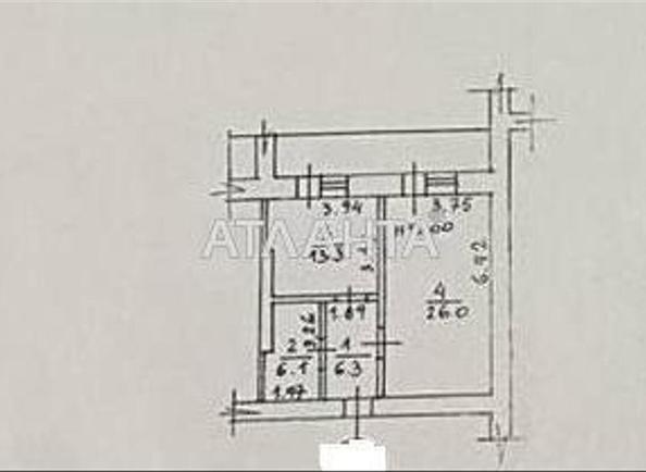 1-кімнатна квартира за адресою вул. Балківська (площа 56,6 м²) - Atlanta.ua - фото 9