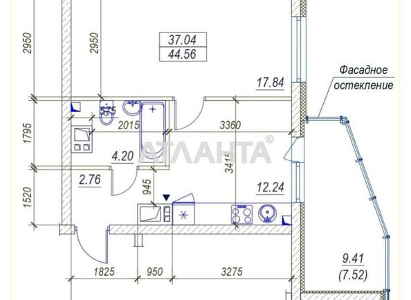1-кімнатна квартира за адресою вул. Середньофонтанська (площа 44,0 м²) - Atlanta.ua - фото 2