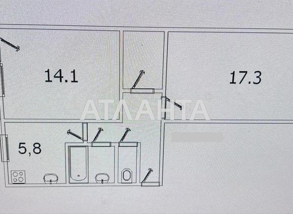 2-кімнатна квартира за адресою вул. Малиновського марш. (площа 47 м²) - Atlanta.ua - фото 6