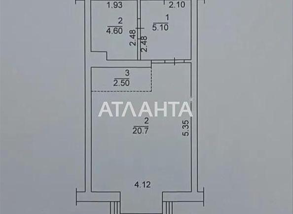 1-комнатная квартира по адресу ул. Пономарева (площадь 33 м²) - Atlanta.ua - imageAlt 10
