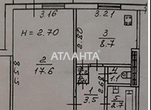 1-кімнатна квартира за адресою вул. Академіка Корольова (площа 34 м²) - Atlanta.ua - фото 8