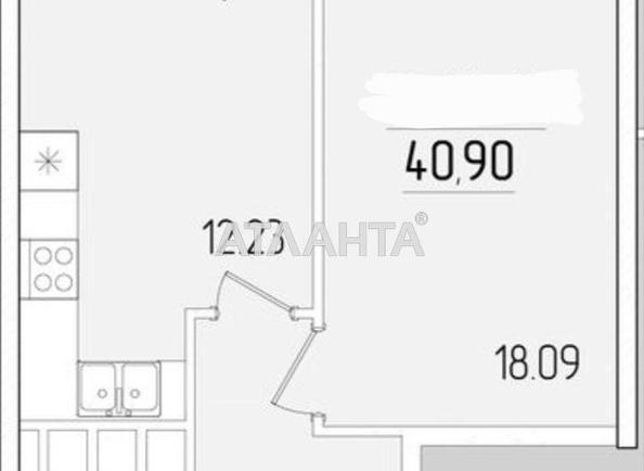1-кімнатна квартира за адресою вул. Краснова (площа 41 м²) - Atlanta.ua - фото 10