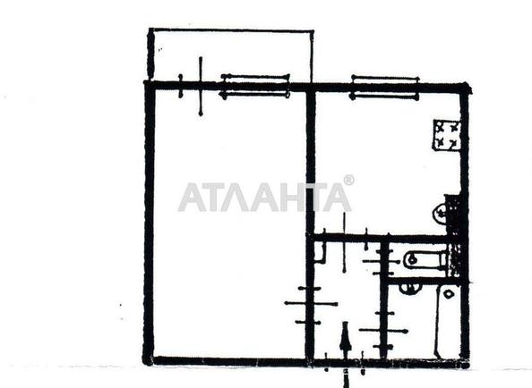1-room apartment apartment by the address st. Komarova (area 32 m²) - Atlanta.ua - фото 3