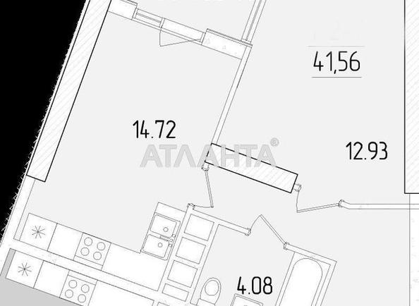 1-room apartment apartment by the address st. Krasnova (area 41,6 m²) - Atlanta.ua - фото 6