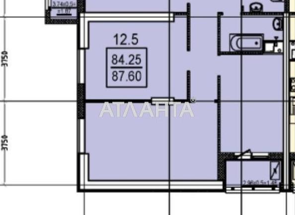 3-кімнатна квартира за адресою вул. Дача Ковалевського (площа 87,6 м²) - Atlanta.ua - фото 2