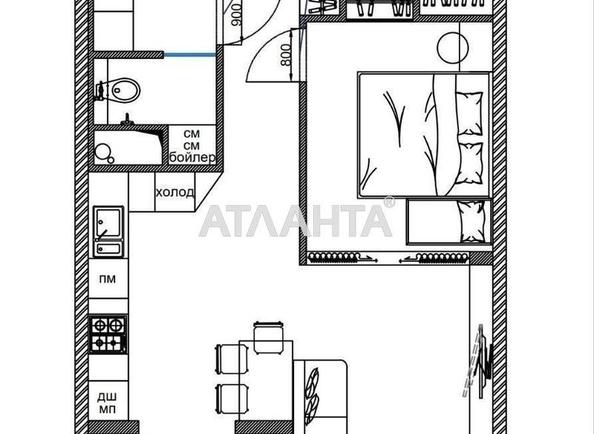 1-комнатная квартира по адресу Итальянский бул. (площадь 54,2 м²) - Atlanta.ua - imageAlt 6