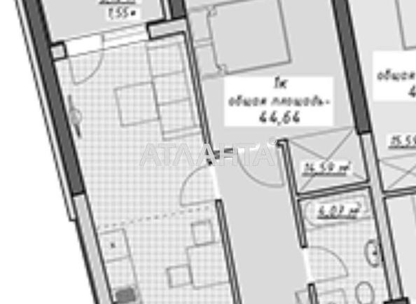 1-room apartment apartment by the address st. Kurortnyy per (area 44,6 m²) - Atlanta.ua - imageAlt 2