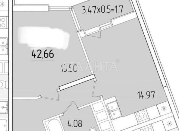 1-room apartment apartment by the address st. Krasnova (area 42,5 m²) - Atlanta.ua - photo 13