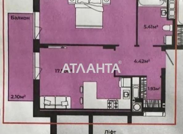1-комнатная квартира по адресу ул. Львовская (площадь 49 м²) - Atlanta.ua - фото 12