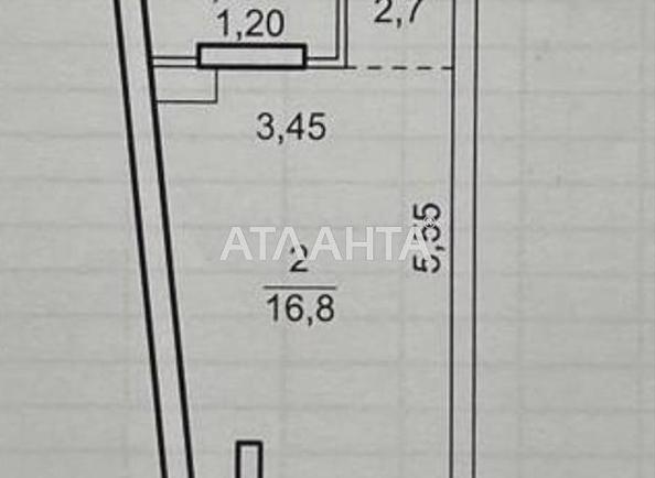 1-комнатная квартира по адресу Ковалевского сп. (площадь 28 м²) - Atlanta.ua - фото 16