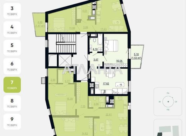 2-комнатная квартира по адресу ул. Щурата В. Ул (площадь 71,3 м²) - Atlanta.ua - imageAlt 14