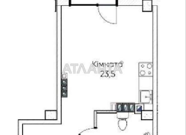 1-комнатная квартира по адресу ул. Паустовского (площадь 31,5 м²) - Atlanta.ua - imageAlt 5