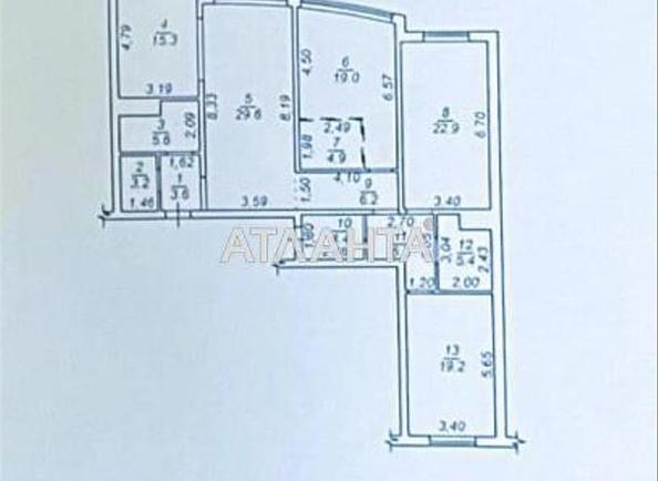 Многокомнатная квартира по адресу Аркадиевский пер. (площадь 145,6 м²) - Atlanta.ua - фото 23
