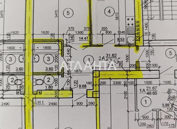 2-кімнатна квартира за адресою вул. Цвєтаєва ген. (площа 64,0 м²) - Atlanta.ua - imageAlt 2