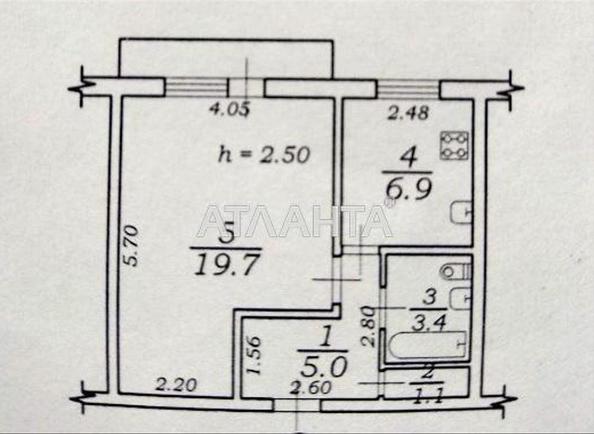 1-комнатная квартира по адресу ул. Ростовская (площадь 37 м²) - Atlanta.ua - фото 10