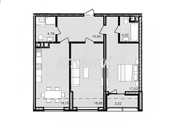 2-комнатная квартира по адресу ул. Франко Ивана (площадь 79,3 м²) - Atlanta.ua - imageAlt 2