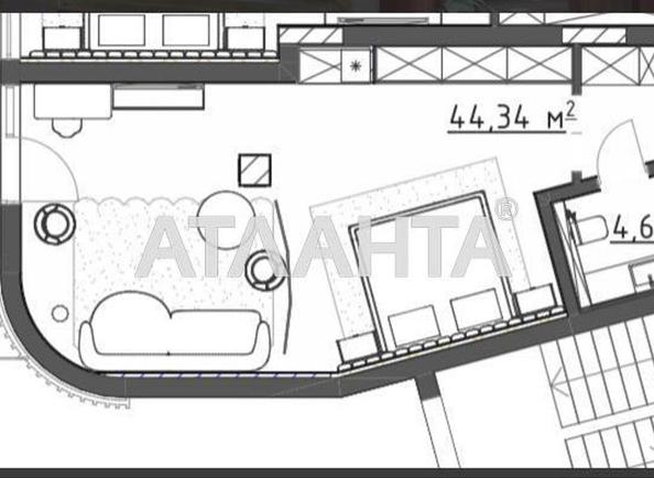 1-кімнатна квартира за адресою вул. Аркадійська Алея (площа 56,7 м²) - Atlanta.ua - фото 4