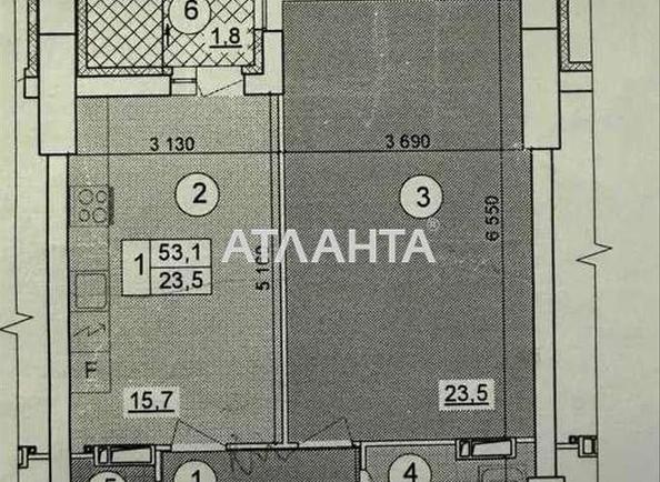 2-комнатная квартира по адресу ул. Теремковская (площадь 54 м²) - Atlanta.ua - imageAlt 7