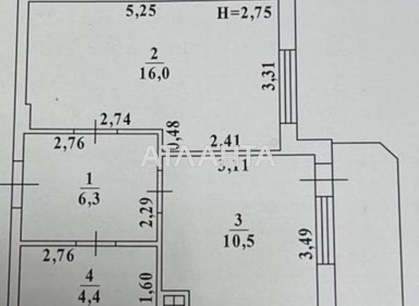 1-комнатная квартира по адресу ул. Радужный м-н (площадь 40 м²) - Atlanta.ua - imageAlt 9