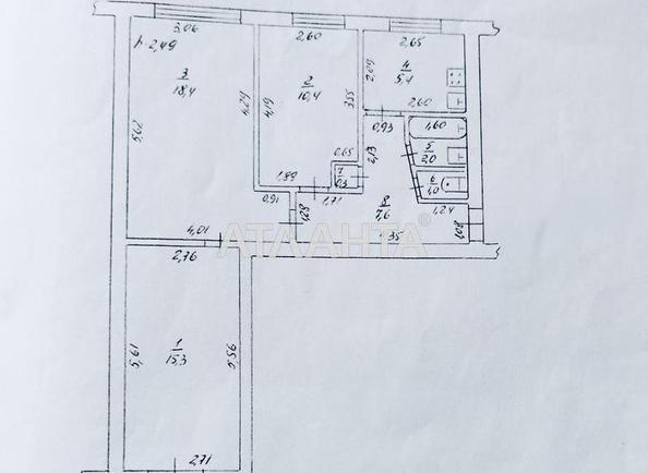 3-комнатная квартира по адресу ул. Филатова ак. (площадь 61,1 м²) - Atlanta.ua - фото 18