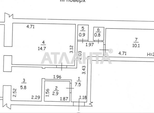 2-комнатная квартира по адресу Фонтанская дор. (площадь 52 м²) - Atlanta.ua - фото 12