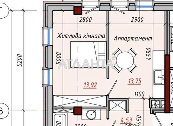 1-кімнатна квартира за адресою вул. Дачна (площа 38,9 м²) - Atlanta.ua - imageAlt 11