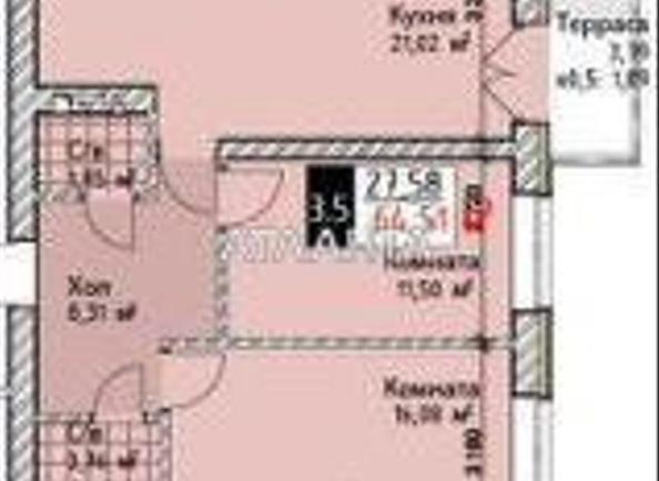 2-комнатная квартира по адресу ул. Сахарова (площадь 64,5 м²) - Atlanta.ua - фото 5