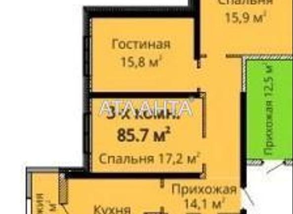 3-комнатная квартира по адресу ул. Канатная (площадь 89 м²) - Atlanta.ua - фото 16