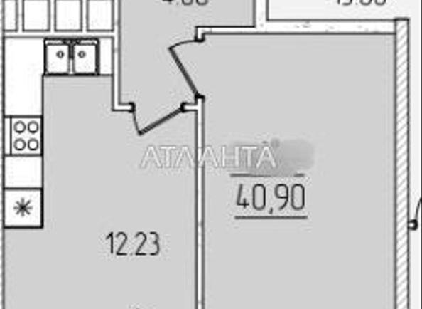 1-комнатная квартира по адресу ул. Краснова (площадь 41 м²) - Atlanta.ua - фото 15