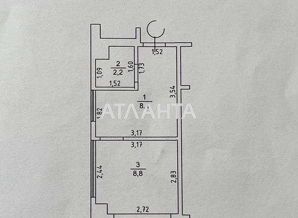 1-комнатная квартира (площадь 19,6 м²) - Atlanta.ua - фото 10