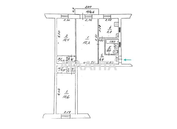 3-комнатная квартира по адресу ул. Сегедская (площадь 53,6 м²) - Atlanta.ua - imageAlt 2